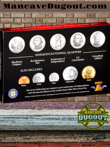 2026 U.S. Mint Silver Proof Set® – Semiquincentennial Edition – S Mint - OGP
