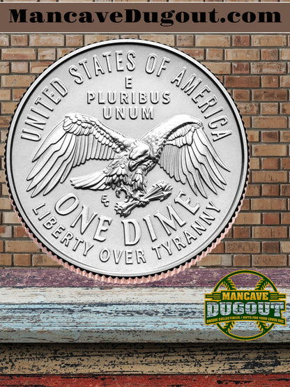 2026 Semiquincentennial Dime Rolls – Emerging Liberty Design – P & D Mint Two Roll Set