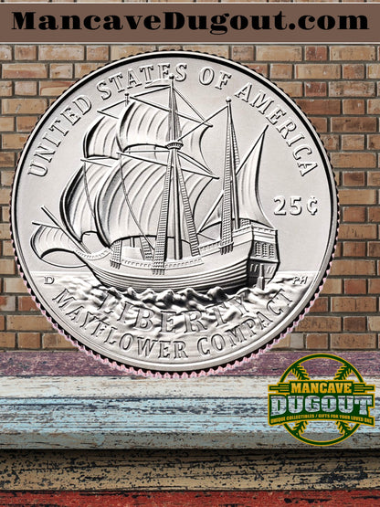 2026 - Semiquincentennial Quarters Bags - Mayflower Compact – P