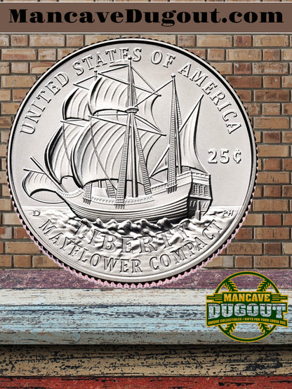 2026 - Semiquincentennial Quarters Bags - Mayflower Compact – D