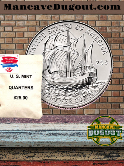 2026 - Semiquincentennial Quarters Bags - Mayflower Compact – D