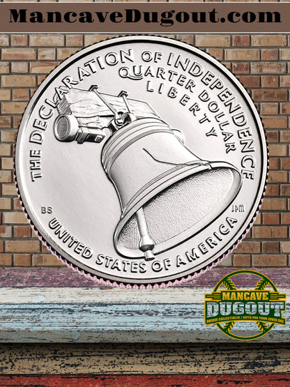 Semiquincentennial Quarters 2026 Rolls - Declaration of Independence - P and D
