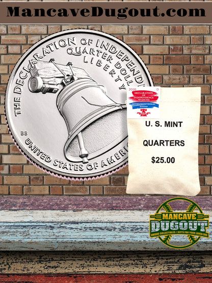 Semiquincentennial Quarters 2026 Bags - Declaration of Independence - D