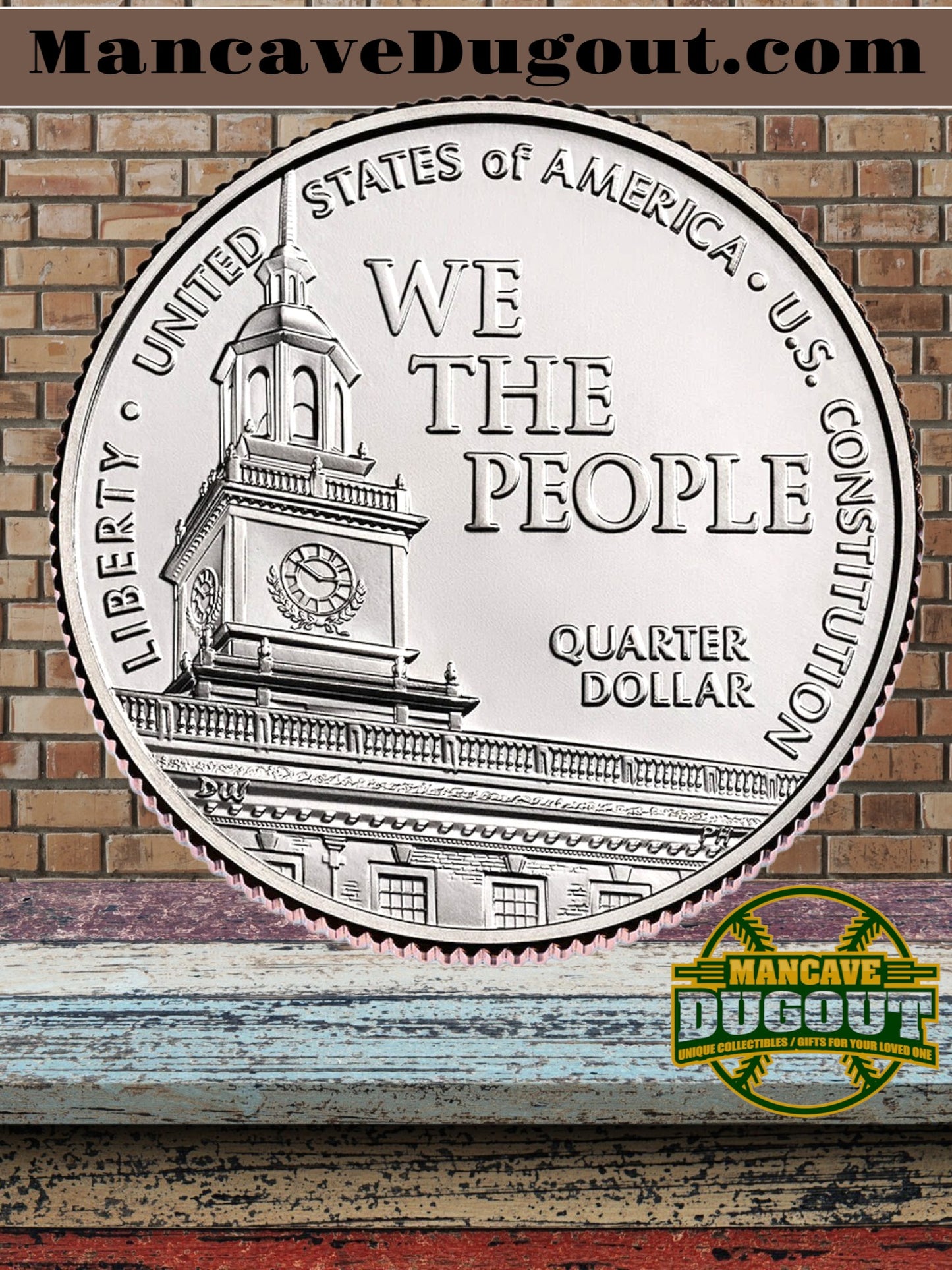 2026 Semiquincentennial Quarters – U.S. Constitution – Two Roll Set (P & D)