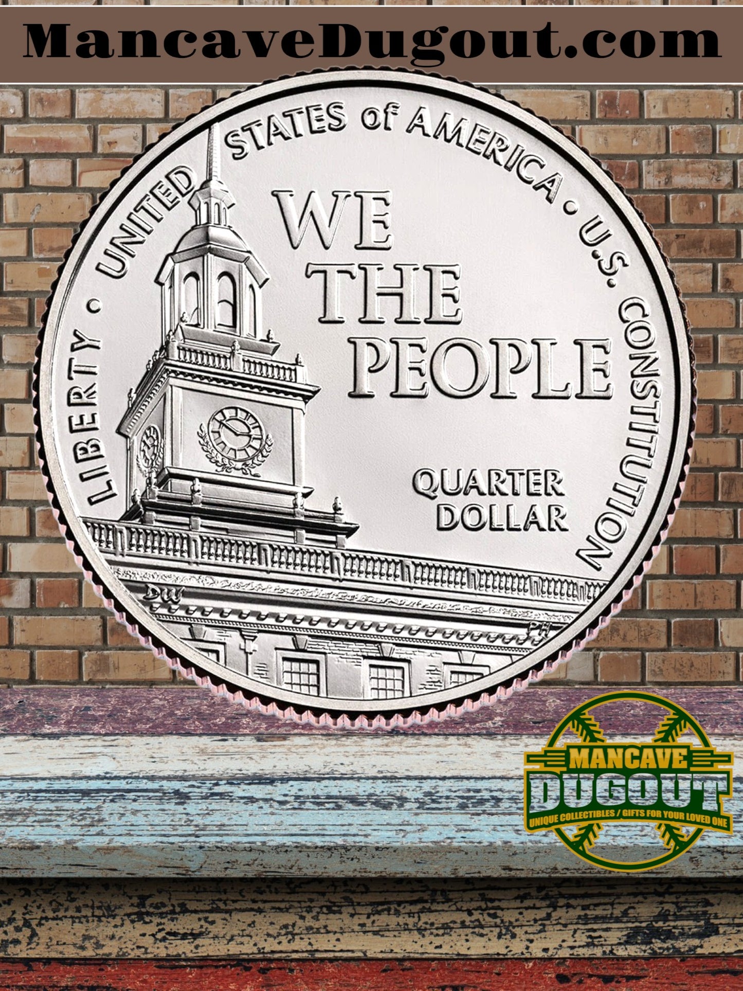 2026 Semiquincentennial Quarters – U.S. Constitution – 100 Coin Bag (D)