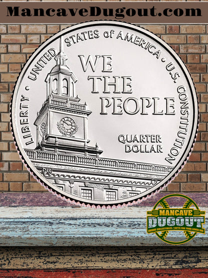 2026 Semiquincentennial Quarters – U.S. Constitution – 100 Coin Bag (P)