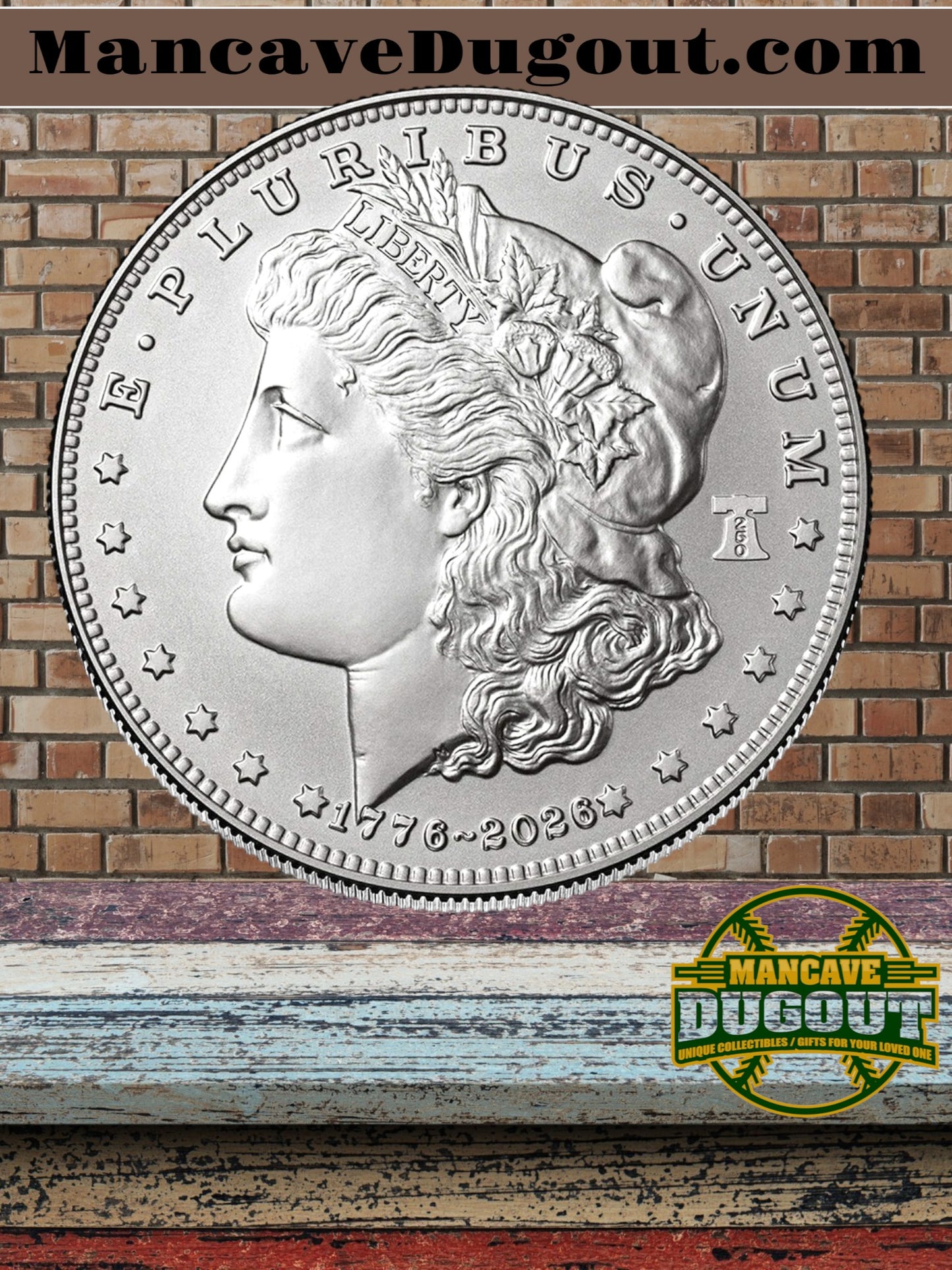 2026 Morgan Silver Dollar – Enhanced Uncirculated - West Point Mint (W) • 250th Anniversary Issue • Dual Dated 1776–2026