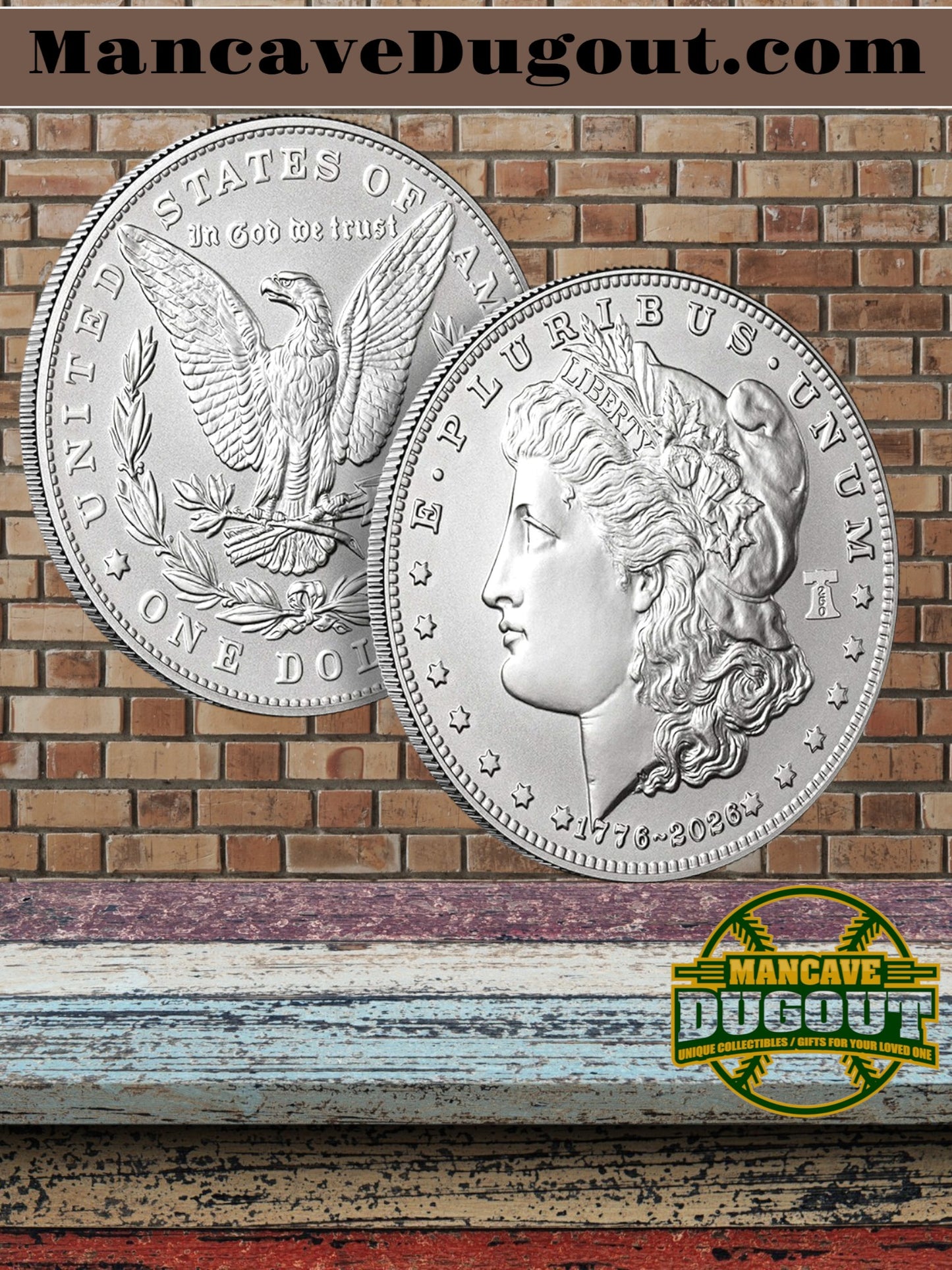2026 Morgan Silver Dollar – Enhanced Uncirculated - West Point Mint (W) • 250th Anniversary Issue • Dual Dated 1776–2026