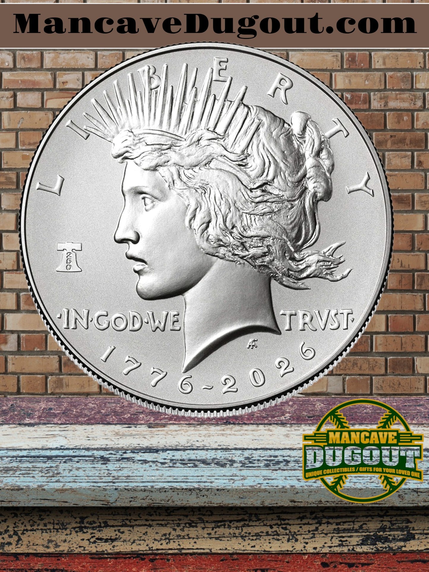 2026 Peace Silver Dollar – Enhanced Uncirculated - West Point Mint (W) • 250th Anniversary Issue • Dual Dated 1776–2026