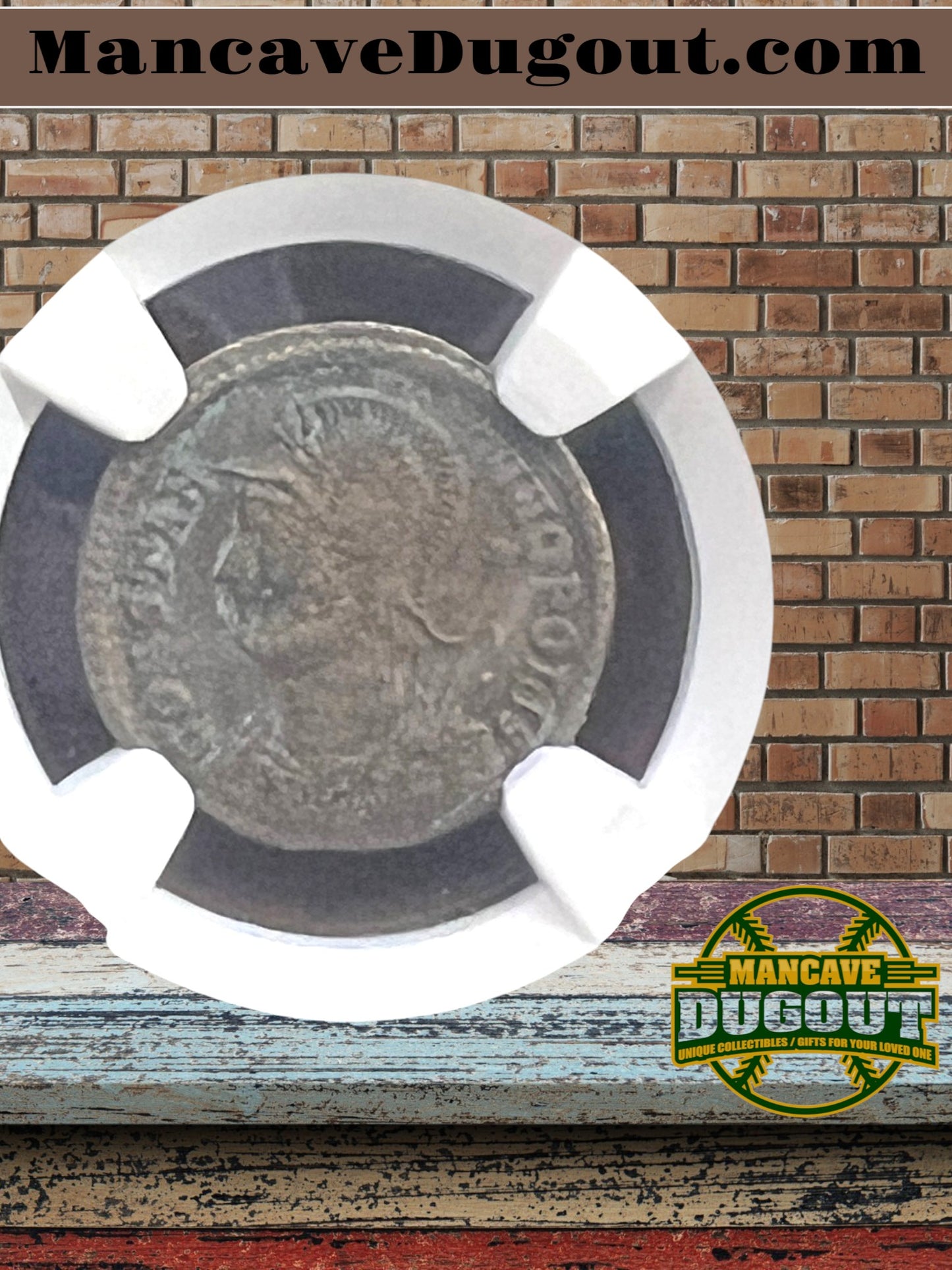 Roman Empire – Constantinian Era - AE3/4 BI Nummus • c. AD 330–340 NGC F-291