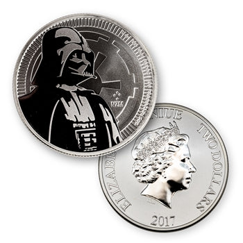 2017 Star Wars™ Darth Vader™ 1 oz 999 Silver Niue