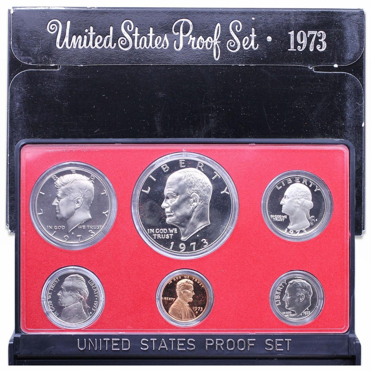 1973 S United States S -Mint 6 Coin Proof Set Original Box