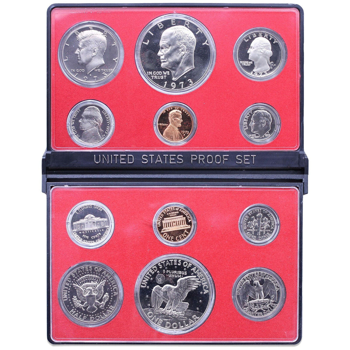 1973 S United States S -Mint 6 Coin Proof Set Original Box