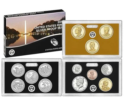 2016-S U.S. MINT SILVER PROOF SET Complete Set 13 Coins OGP & COA