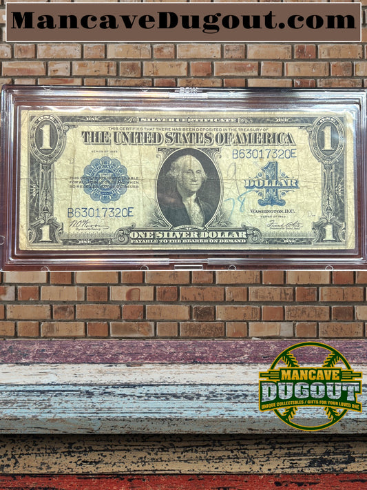 1923 $1 Dollar Silver Certificate Large Size Note Blue Seal Horse Blanket - 7320E