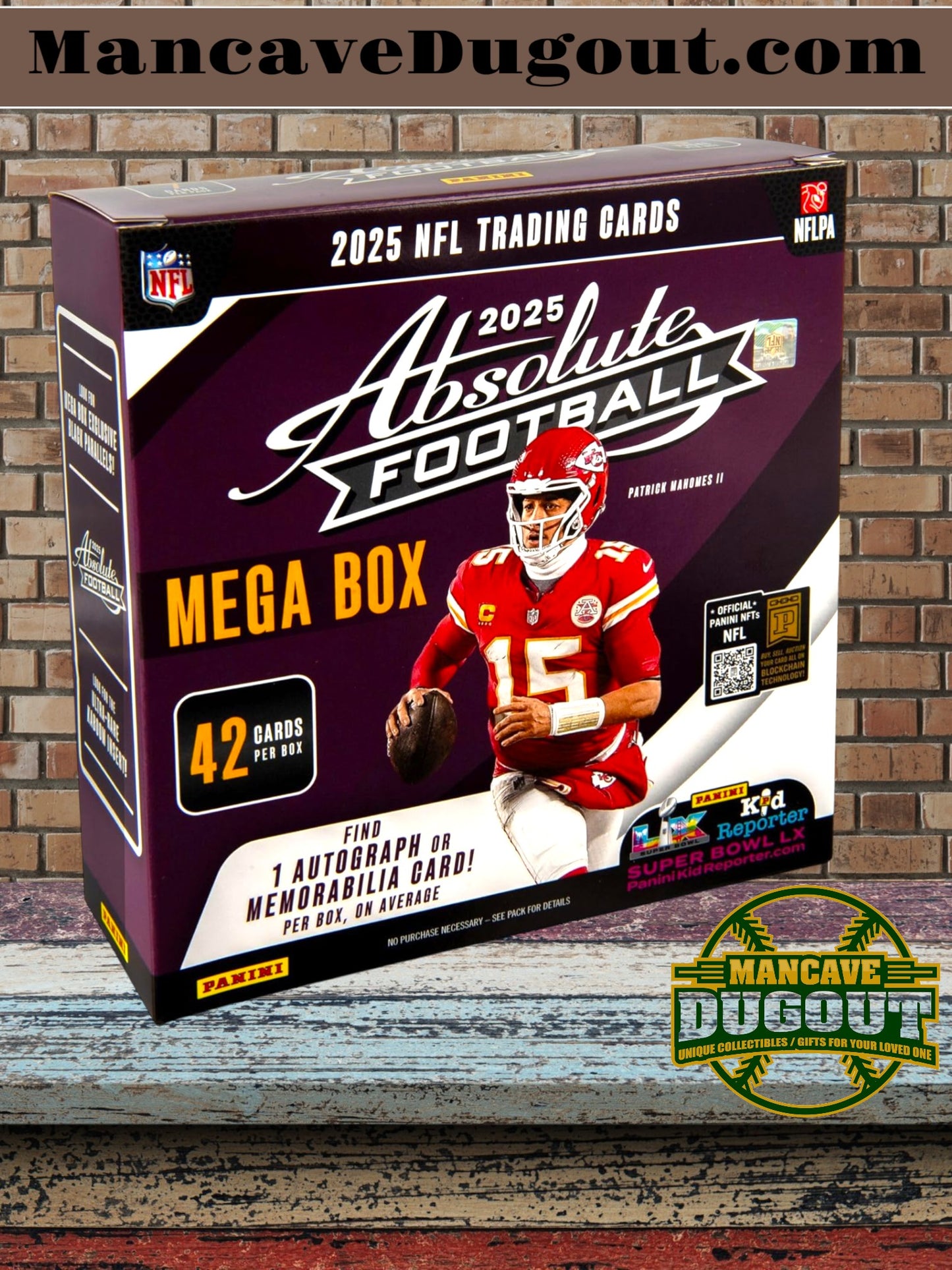 2025–26 Panini Absolute Football Mega Box – Retail Exclusive Parallels & Inserts – NFL Trading Cards – Sealed Retail Mega Box