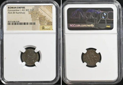 ROMAN EMPIRE. Constantine I "The Great", AD 307-337, NGC Certified