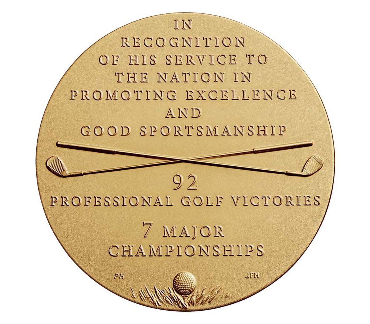 Arnold Palmer Bronze Medal 1.5 Inch - Philadelphia (P)