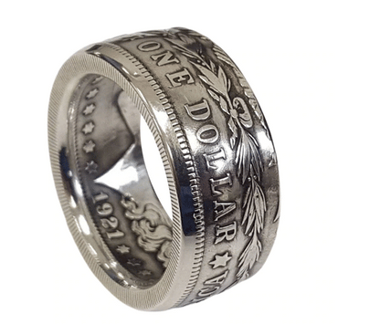 Morgan Silver Dollar Replica Rings