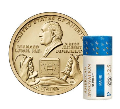 American Innovation $1 Coin 2024 Rolls and Bags - Maine PHILADELPHIA (P)