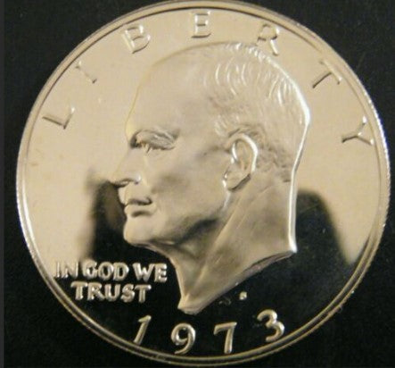 1973 S Clad Eisenhower Dollar Cameo Gem Proof