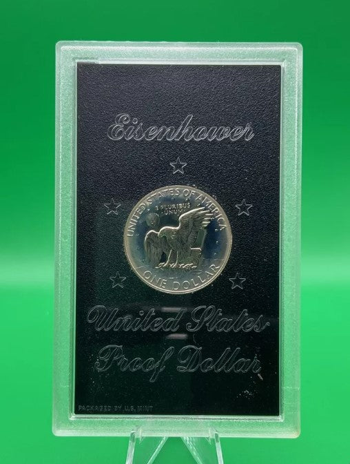 1974 S United States Eisenhower Proof Dollar With Box