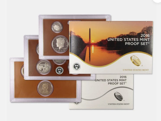 2016 Clad Proof Set U.S. Mint Original Government Packaging OGP COA