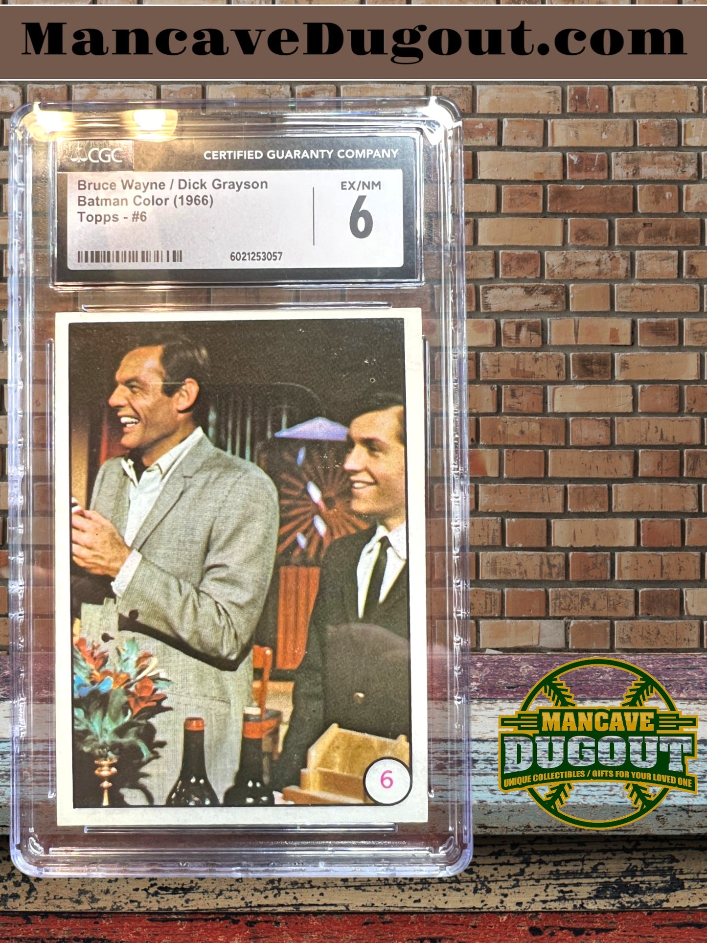 1966 Topps Batlaffs #6 – Bruce & Dick - CGC 6