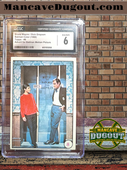 1966 Topps Batlaffs #8 – Bruce & Dick - CGC 6