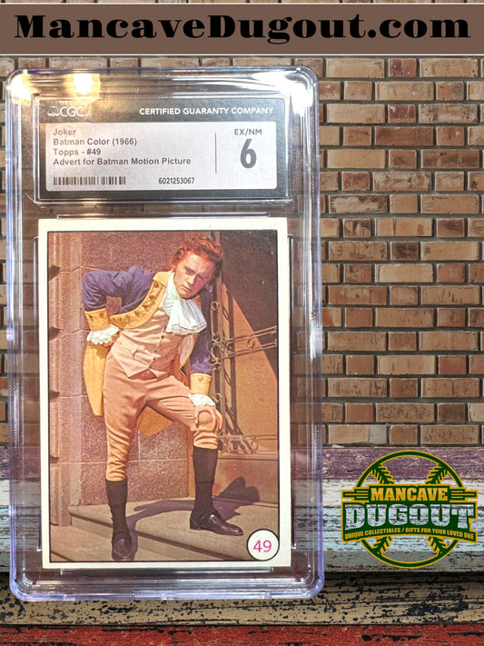 1966 Topps Batlaffs #49 – Joker-Riddler - CGC 6