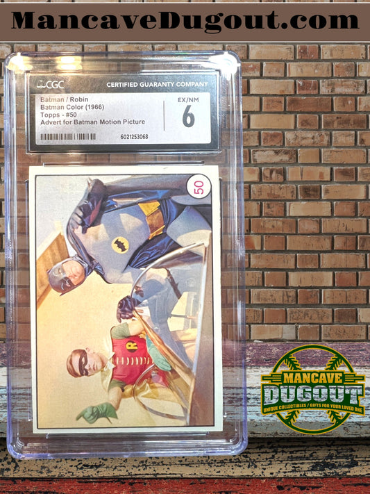 1966 Topps Batlaffs #50 – Batman & Robin - CGC 6
