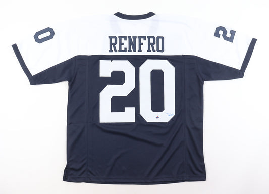 Mel Renfro Signed Jersey (Gameday) - Dallas Cowboys - Blue