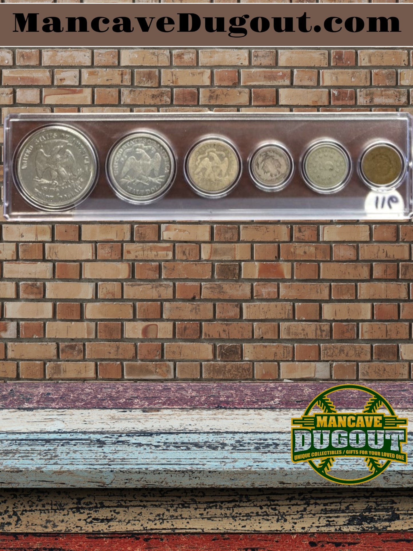 1876 Coin Set - A