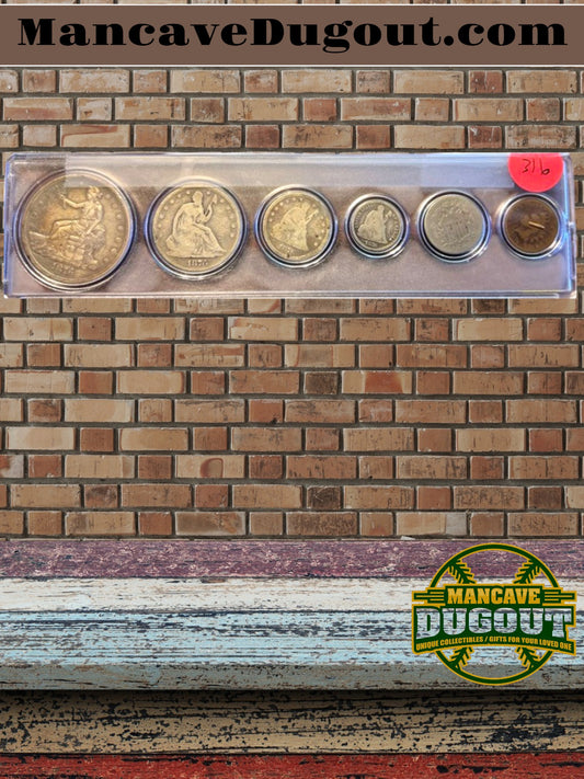 1876 Coin Set - B