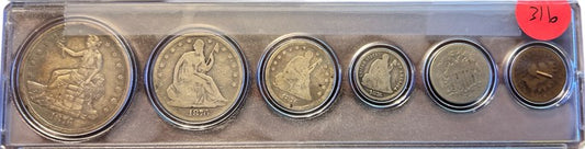 1876 Coin Set - B