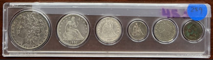 1891 Coin Set - A
