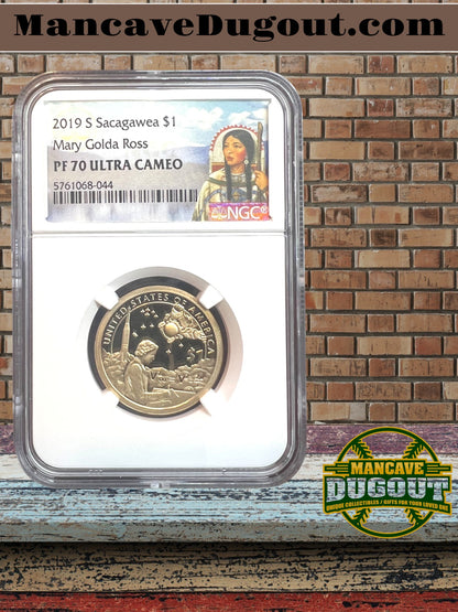 2019-S Sacagawea $1 Mary Golda Ross-PF70 UltraCam