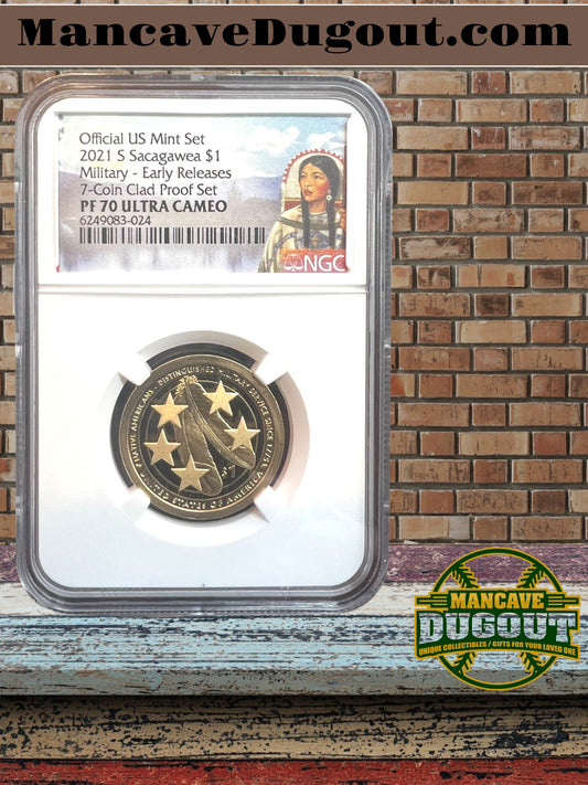 2021-S Native American Sacagawea Dollar NGC PF 70 Ultra Cameo