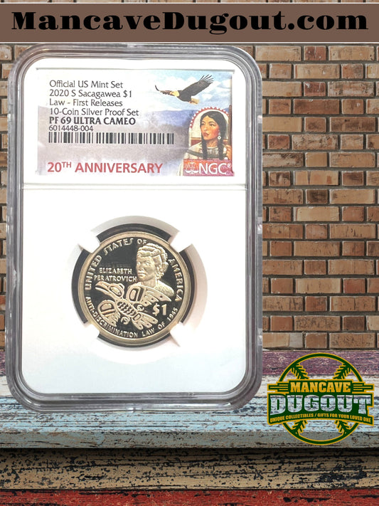 2020-S Sacagawea Dollar NGC or PCGS PR-69 DCAM
