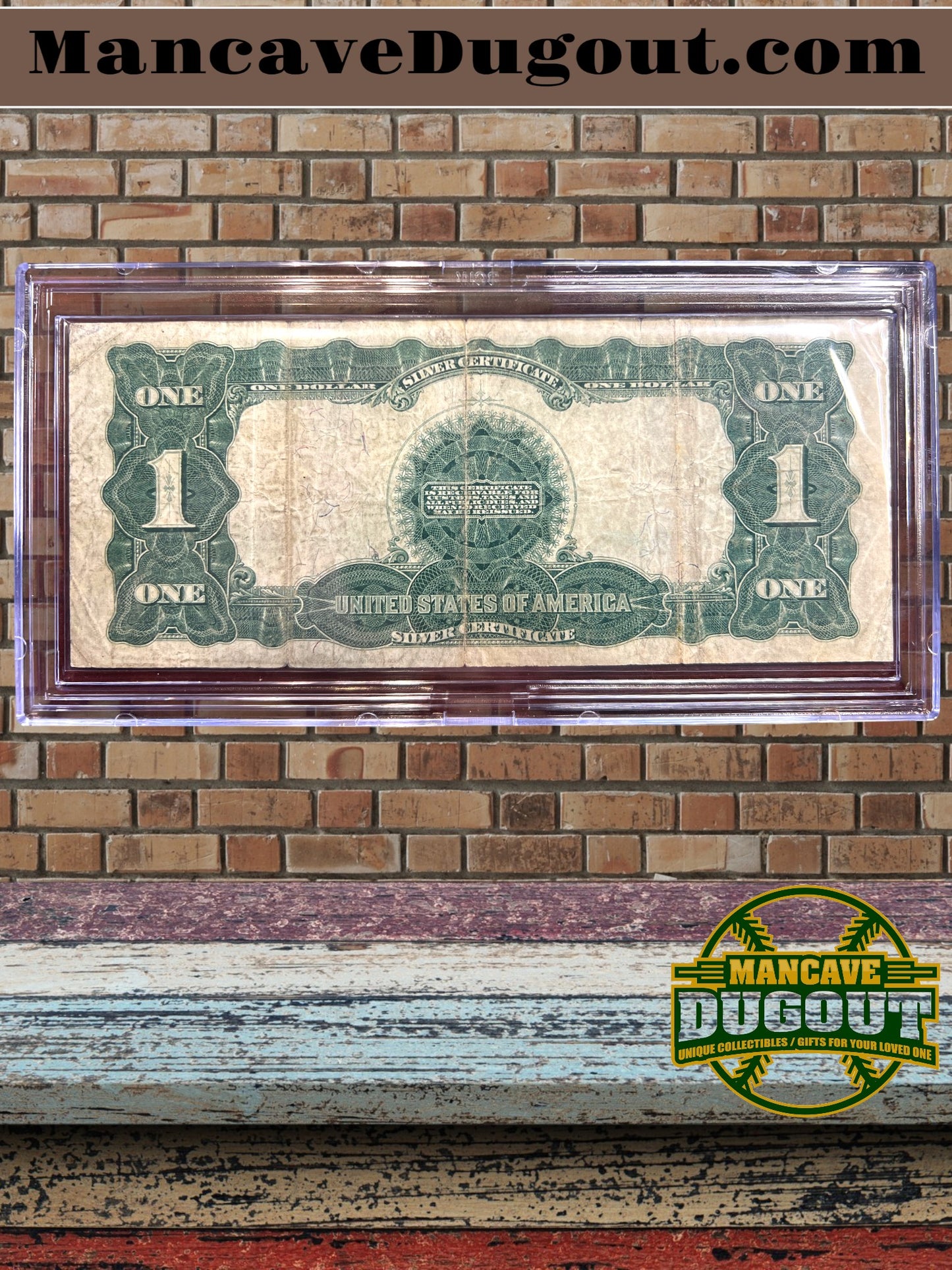 SERIES 1899 ONE DOLLAR SILVER CERTIFICATE LARGE NOTE-7813A