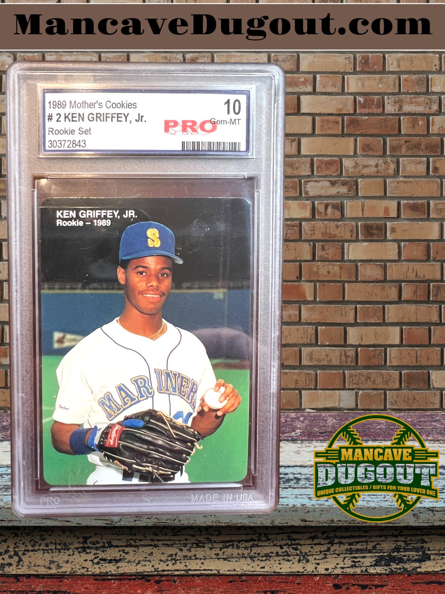 1989 Mother's Cookies KEN GRIFFEY JR. #2-Ball in Hand PRO10