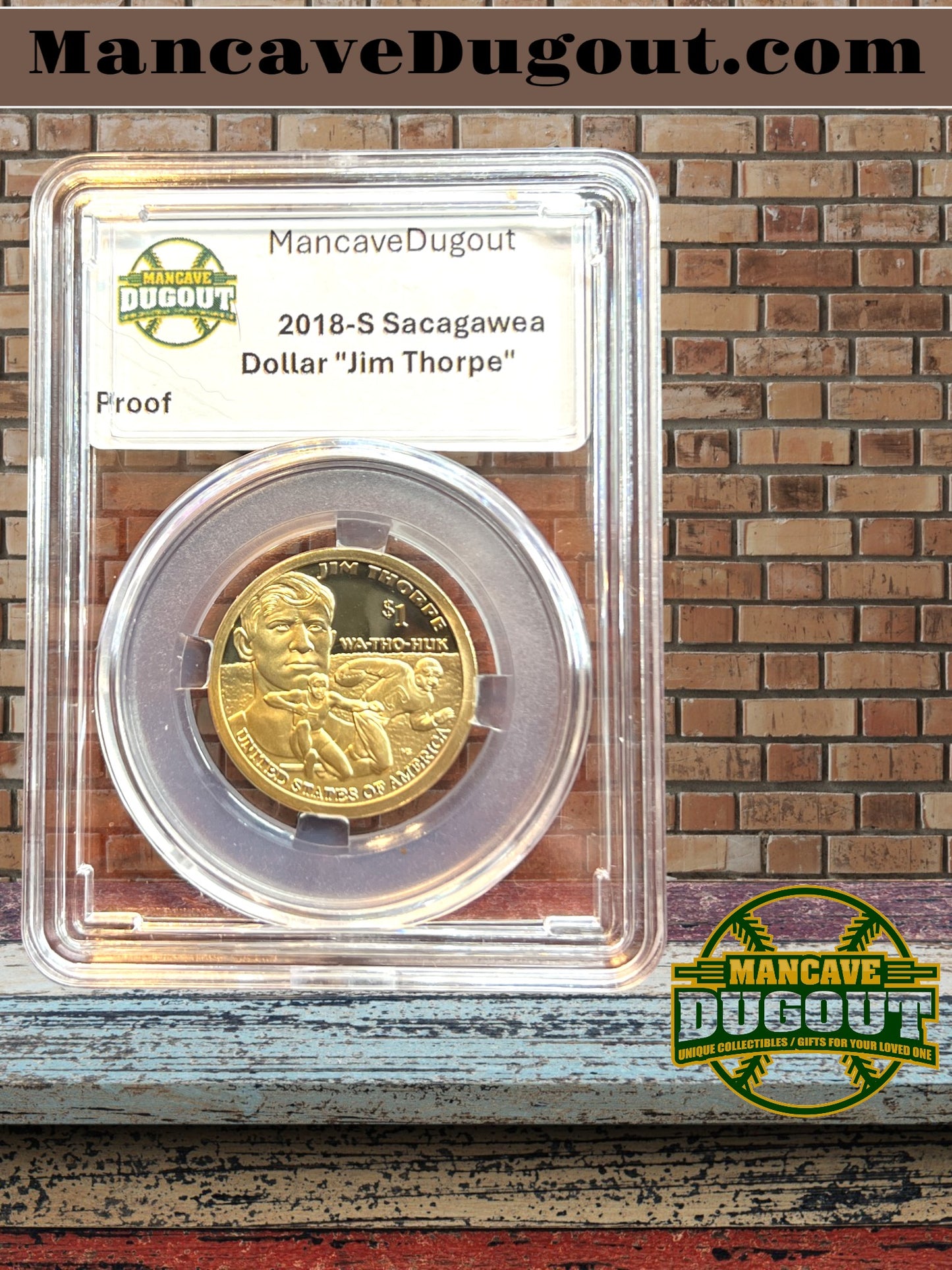 2018-S Sacagawea Dollar-Jim Thorpe Proof