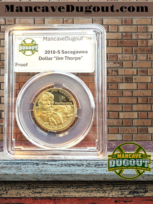 2018-S Sacagawea Dollar-Jim Thorpe Proof