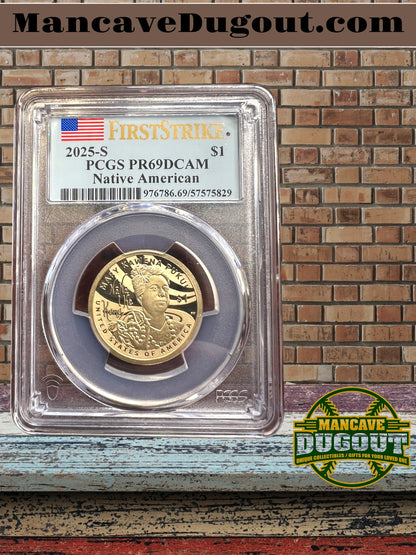 2025-S Sacagawea Dollar PCGS PR-69 DCAM