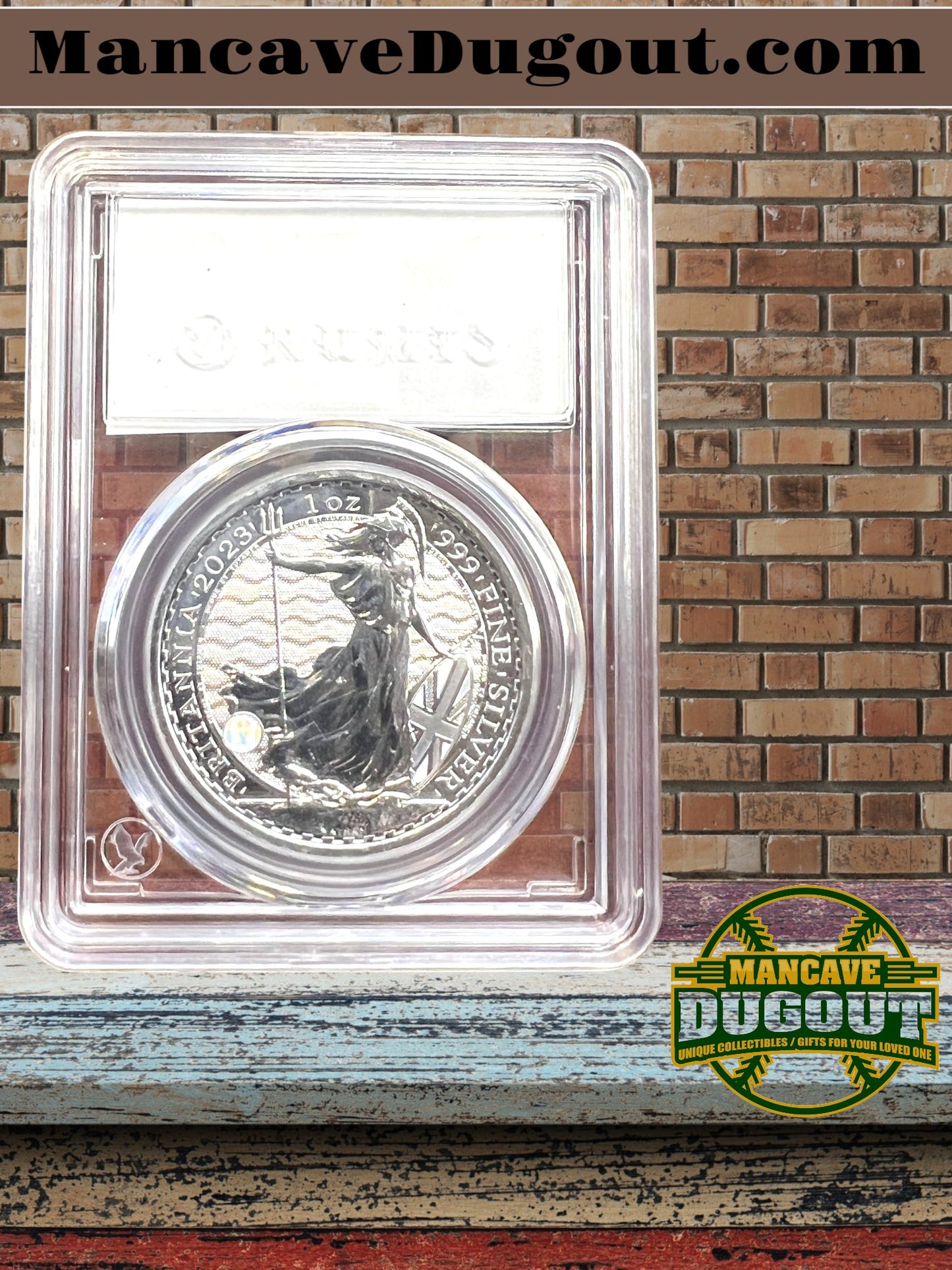 2023 U.K. 2 Pound 1 Oz .999 Fine Silver Queen -  Britannia BU