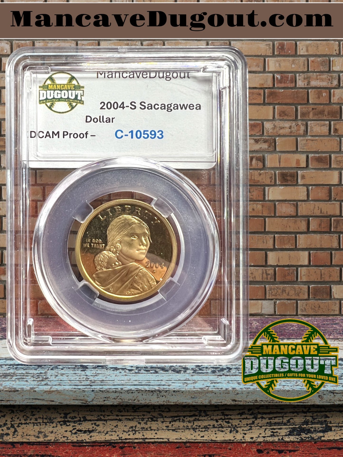 2004 S Sacagawea Dollar — Proof DCAM — San Francisco Mint