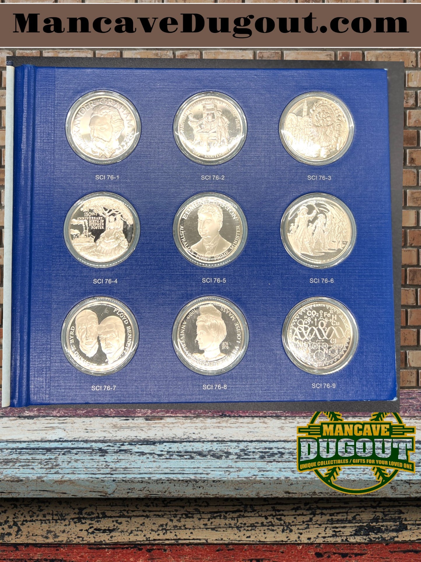 1976-Franklin Mint Special Commemorative Issues of First Addition Proofs