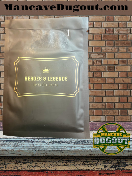 Heroes & Legends “That’s Metal” Serial Numbered to 25 or Less Mystery Box / Pack with (3) Cards