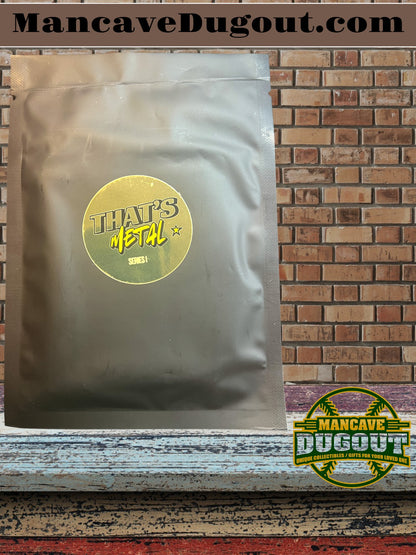 Heroes & Legends “That’s Metal” Serial Numbered to 25 or Less Mystery Box / Pack with (3) Cards