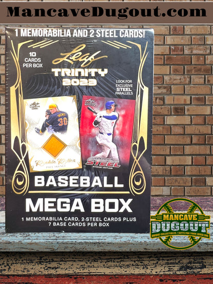 2023 Leaf Trinity Baseball Mega Box With (10) Cards
